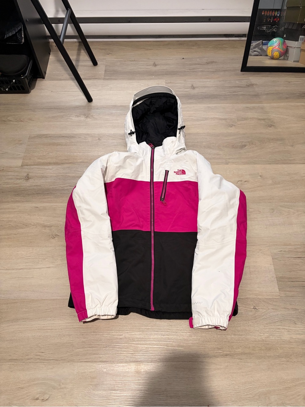 The North Face Women's Colorblock Hooded Ski Jacket